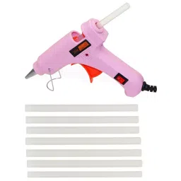 Fadman 20 W Hot Melt Mini Glue Gun with 7 Sticks Standard Temperature Pink 7 mm Stick Dia., 7STSD20VBWATPNKEEDS-picture-17