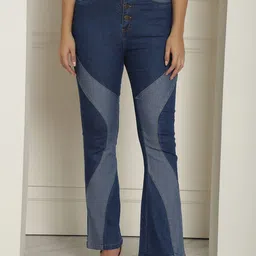 JAKANARY Women Faded Relaxed High-Rise Easy Wash Trousers-picture-12