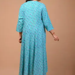 Swasti Blue Viscose Rayon Dresses image 3