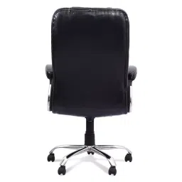ib basics Ergonomica Black Leatherette Dolcezza High Back Executive Swivel Office Desk Chair image 4