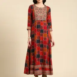 showoffff SHOWOFF Multicolor Printed Kurta-picture-15