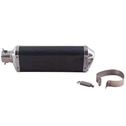 RA Accessories Black Triple Carbon Racing Silencer Exhaust for TVS Sport-picture-18