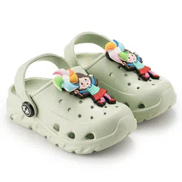 HOPPA SWEDEN Perforated Clogs With Baby Girl Charms - Mint-picture-27