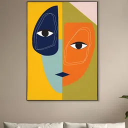 nestroots Yellow & Green 1 Piece Canvas Abstract Wall Paintings-picture-10