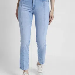 SPYKAR Women Slim Fit Mid-RiseHeavy Fade Stretchable Jeans-image-14