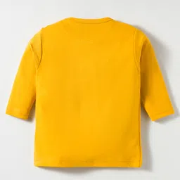 Kidi Wav Pack Of 3 Full Sleeves Koala & Lion Printed Tee - Multi Colour image 3