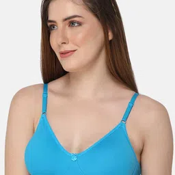 intimacy LINGERIE Medium Coverage Non Padded Cotton Everyday Bra - All Day Comfort image 3