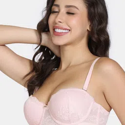 Zivame Bandeau Bra Medium Coverage Underwired Lightly Padded image 5