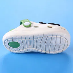 Cute Walk by Babyhug Clogs with Bear Applique - Green image 5