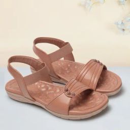 Iconics Women's Peach Ankle Strap Sandals-picture-14