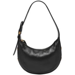 Fossil Harwell Black Solid Medium Hobo Handbag-picture-42
