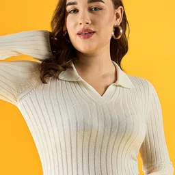 98 Degree North Women Striped Pullover-image-31