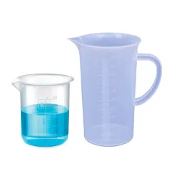 Bello Measuring Beaker with Graduation Marks 250 ml & Measuring Jug 1000 ml (Pack of 2)-picture-20