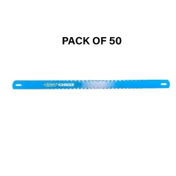 Crown Kohinoor Hacksaw Blades 24 TPI Blue Color 1/2 Inch (1.27 cm) Size C-62 for Industrial Use, (Pack of 50 Pcs) image 2