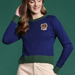 DressBerry Acrylic Applique Detail Pullover-image-22