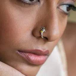 Shaya 92.5 Sterling Silver Paakhi Nosepin for Women-image-71