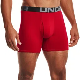 Under Armour Red Cotton Regular Fit Boxers - Pack Of 3-picture-12