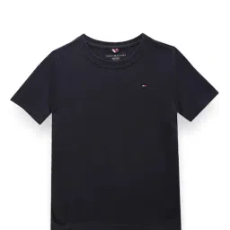 Tommy Hilfiger Kids Blue Cotton Regular Fit T-Shirt-image-28