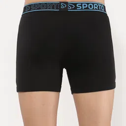 Sporto by Macho Pack Of 4 Anti-Rash Short Trunks Sprto_M1030-B1-CH1-G1-Olv1-L image 3