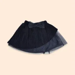 Pantaloons Junior Navy Cotton Applique Skirt-image-53