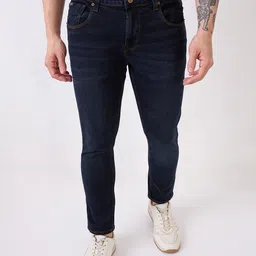 SPYKAR Men Mid-Rise Slim Fit Cotton Light Fade Jeans-image-39
