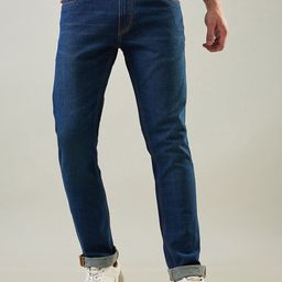 TIM PARIS Men Original Tapered Fit Mid-Rise Stretchable Jeans-picture-9