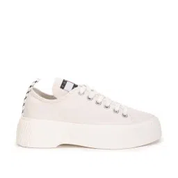 Tommy Hilfiger Women's Off White Casual Sneakers-image-29