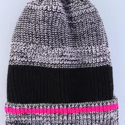 Pine Kids Winter Cap with Cable Knit Design - Grey image 2