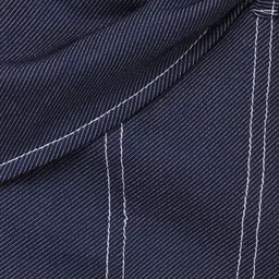 Taffykids Knit Sleeveless Threadwork Detailed Crop Top - Blue image 4