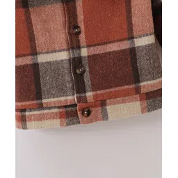 Mark & Mia Full Sleeves Checkered Winter Jacket - Multicolor image 4