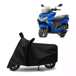 Auto Pearl Bike Cover for Suzuki Burgman Electric (Black)-picture-21