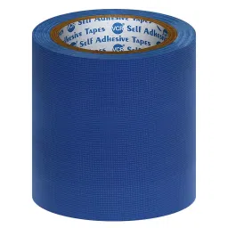 VCR 18 m x 144 mm Waterproof Textile Fibre Blue Duct Tape, 1 Roll Per Pack-picture-17