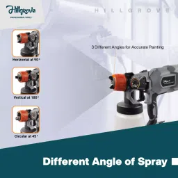 Hillgrove Double Acting Piston HVLP Paint Spray 550 W, HGCM819M1 image 4