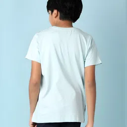 V-Mart Boys Typography Printed Round Neck Cotton T-shirt image 2