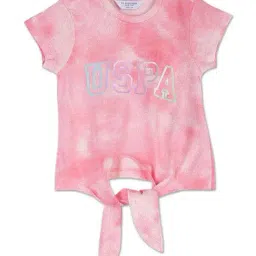 U.S. Polo Assn. Kids Pink Cotton Over Dyed Top-picture-17