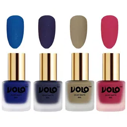 VOLO Set Of 4 Velvet Matte Nail Polish - 8 ml Each - 19 - 31 - 37 - 43 image 1