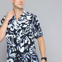 Flying Machine Opaque Floral Printed Casual Shirt-picture-7