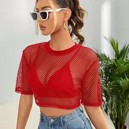 clobug Net Crop Top image 5