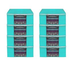 AMAK INC Green Fabric Multi-Utility Wardrobe Organisers-picture-37