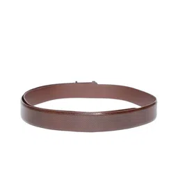 Tommy Hilfiger Men Brown Leather Textured Belt image 2