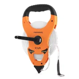 Freemans 50 m Yellow Fiberglass Open Reel Measuring Tape 13 mm VO50-image-5