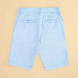 YU by Pantaloons Kids Blue Cotton Regular Fit Shorts image 4