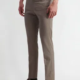 Arrow Men Textured Urban Slim Formal Trousers image 3