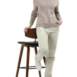 Calvin Klein Jeans Womens Solid Relaxed Fit Sweater image 5