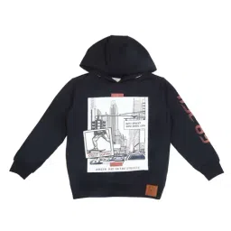 Pantaloons Junior Kids Black & White Cotton Printed Full Sleeves Sweatshirt-image-38
