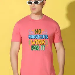 KaamBhari Graphic Printed Round Neck Pure Cotton Regular Fit T-shirt-picture-22
