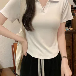 StyleCast x Revolte Women Shirt Collar Fitted Top-picture-38