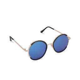 DukieKooky Unisex Kids Blue Lens & Black Round Sunglasses with-picture-39
