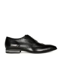 Hush Puppies by Bata Men's Black Brogue Shoes-picture-38