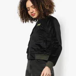 Campus Sutra Black Regular Fit Jacket image 3
